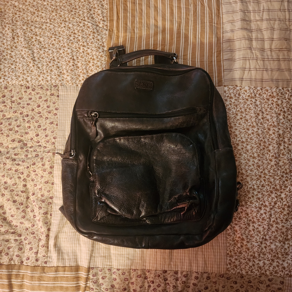 BED STU Lafe Leather Backpack EUC